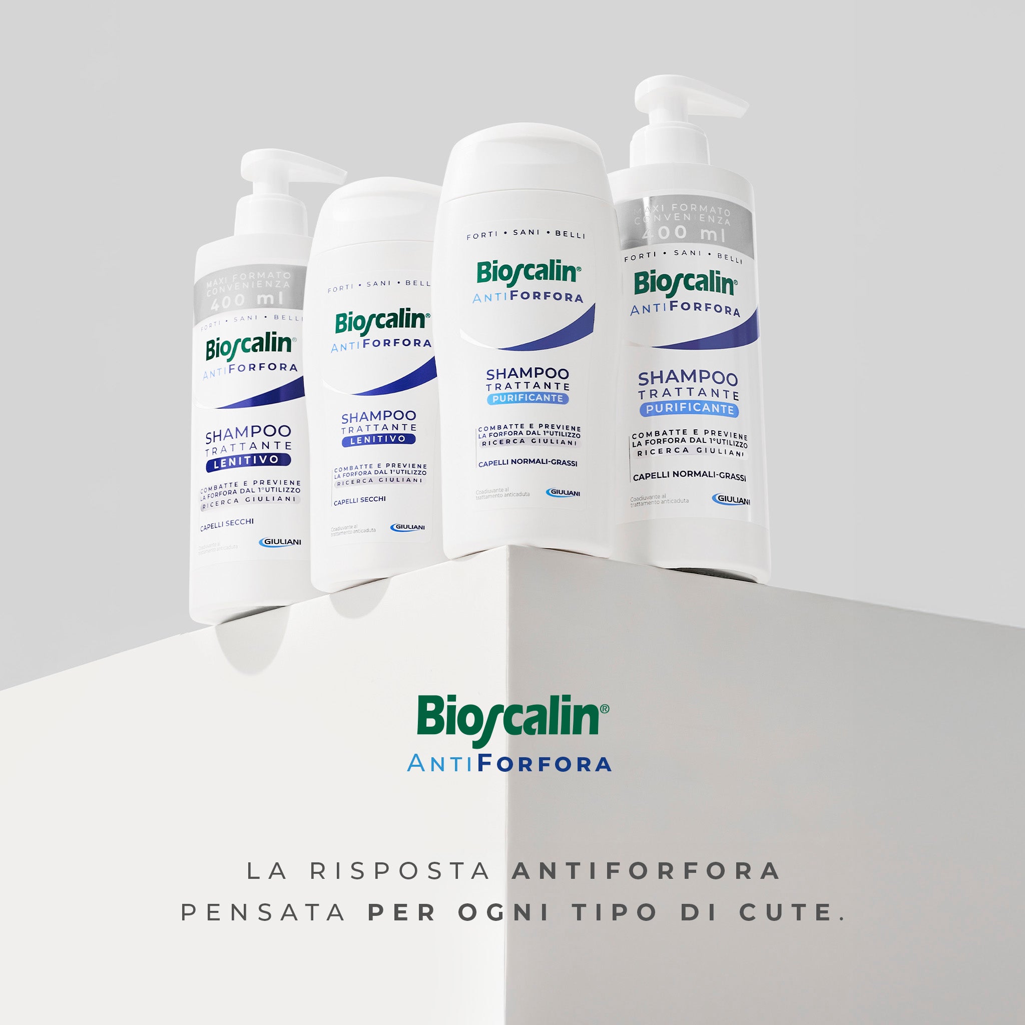 Gamma Bioscalin® Antiforfora: soluzioni mirate e sinergiche pensate per ogni tipo di cute e capelli