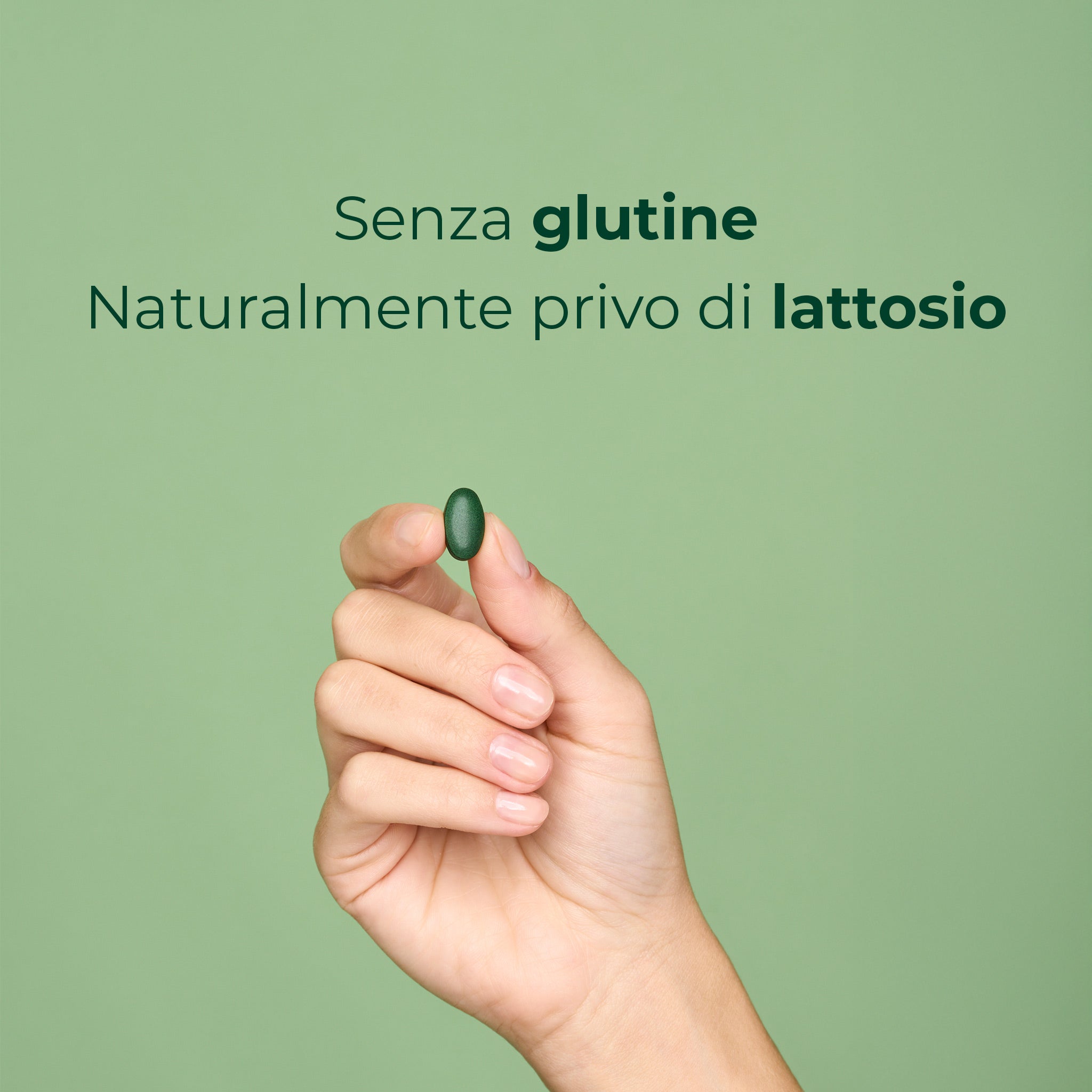 Capsula Bioscalin® TOTAL•CARE: integratore alimentare senza glutine e naturalmente privo di lattosio