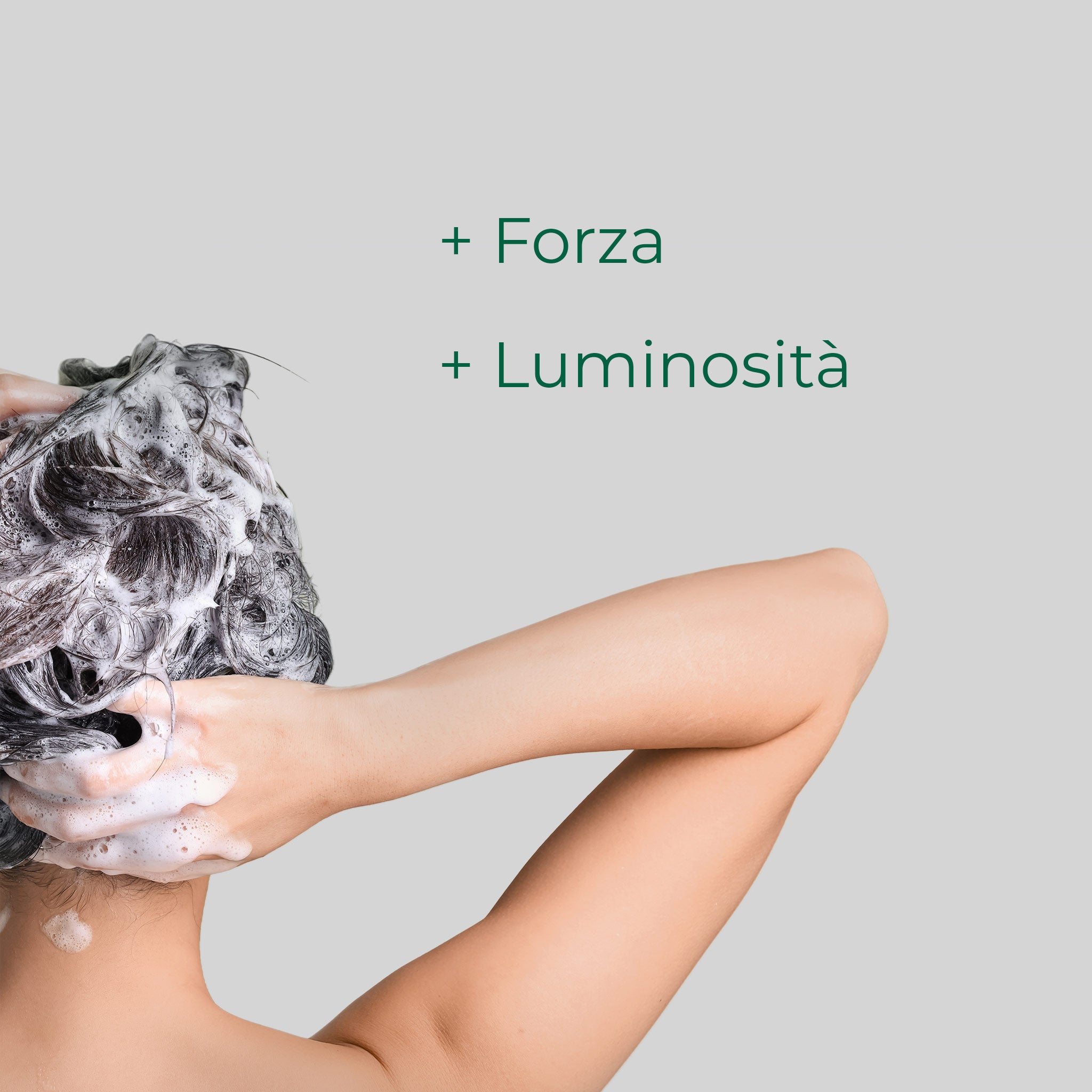 Lavaggio con shampoo volumizzante Bioscalin® TOTAL•CARE: più forza e luminosità per i tuoi capelli