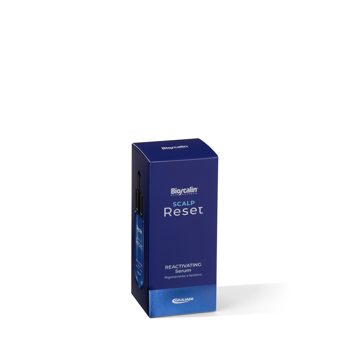 Confezione chiusa di Bioscalin® Scalp Reset Reactivating Serum.