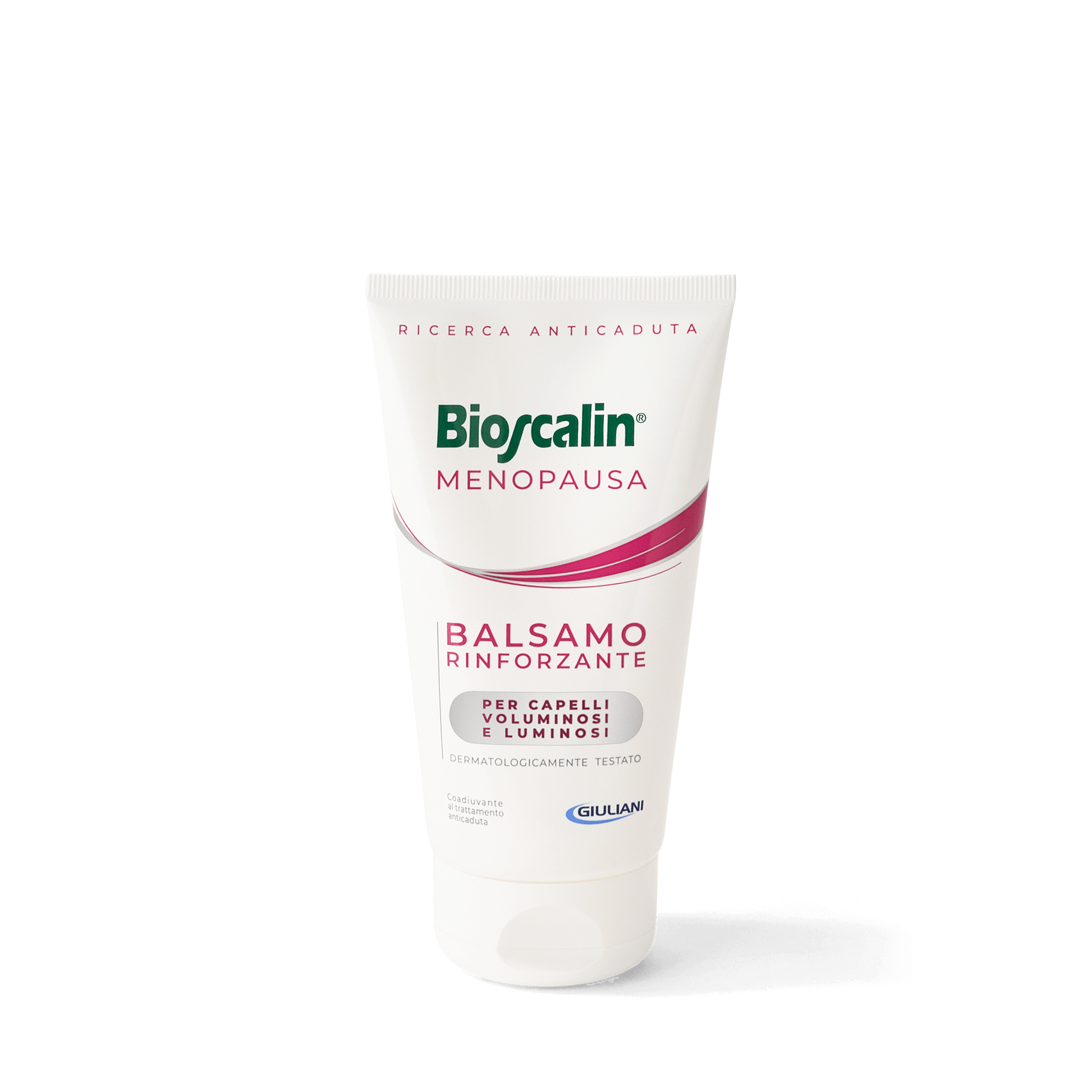 Dettaglio confezione balsamo rinforzante Bioscalin® linea Menopausa