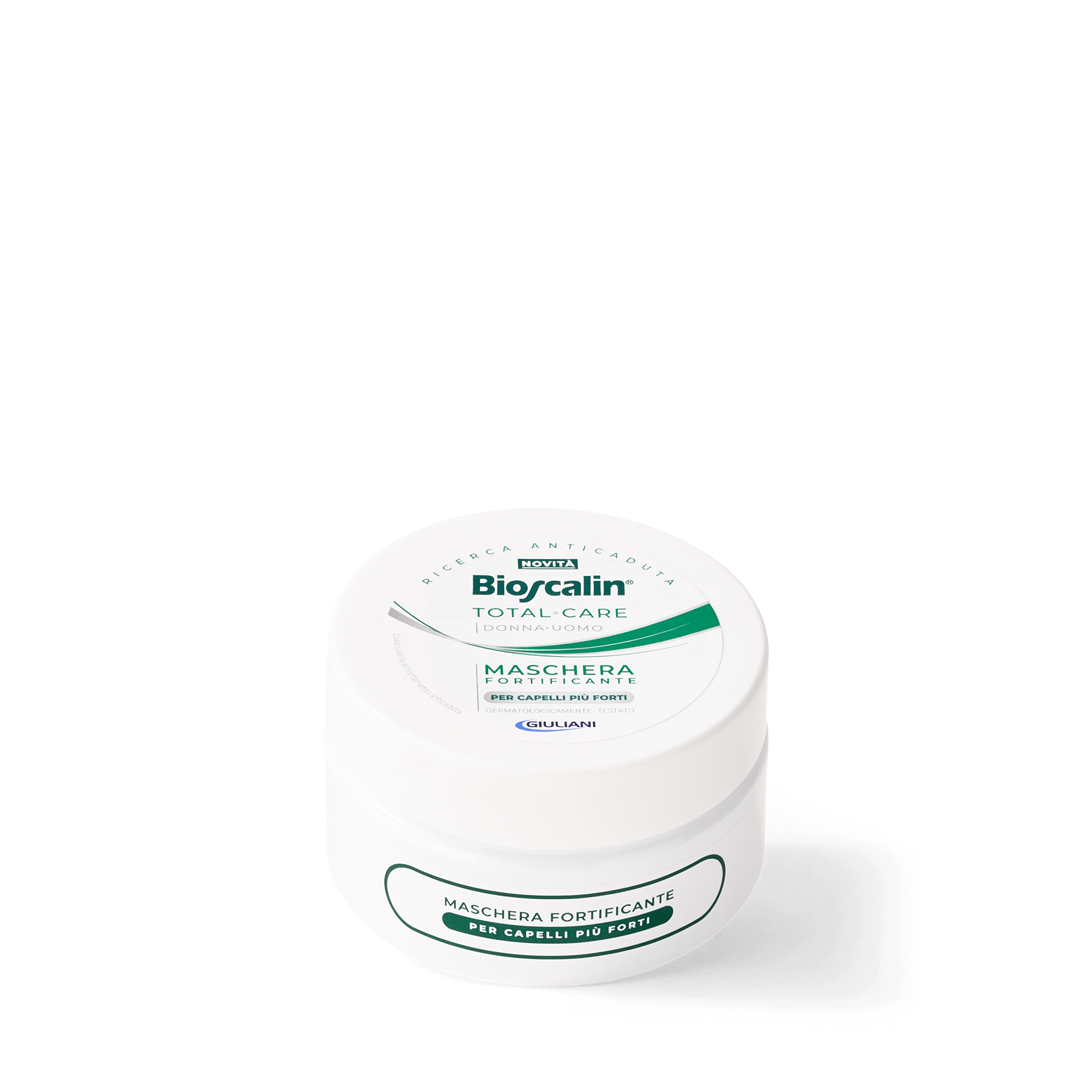 Dettaglio confezione della maschera fortificante Bioscalin® TOTAL•CARE