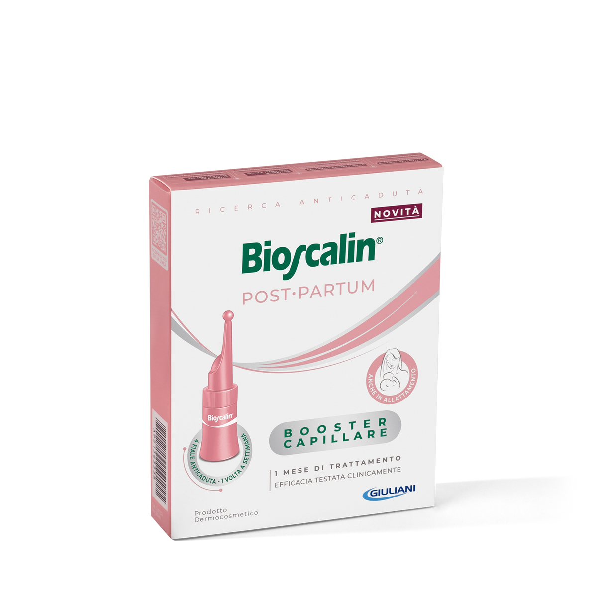 Confezione chiusa del Booster Capillare Bioscalin® Post•Partum.